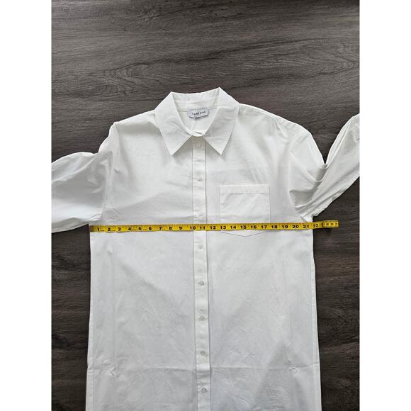 Anine Bing White Mika Shirt Midi Dress Button Down Dress NWT Size X-Small - Picture 13 of 14